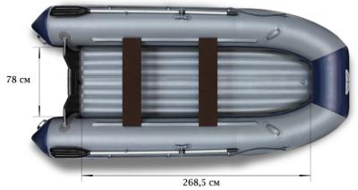Лодка ПВХ Флагман 380 L моторная